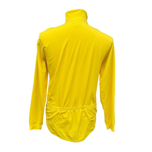 Nashbar Men’s L Yellow 1/4-Zip Long Sleeve Cycling Jacket Performance Pullover - Picture 4 of 9
